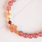 Strawberry crystal bracelet