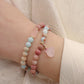 Natural strawberry crystal bracelet