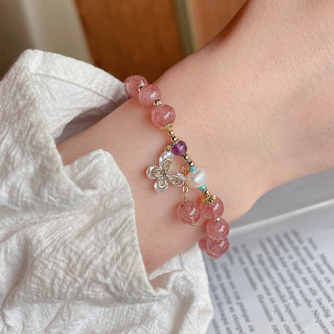 Strawberry Crystal Bracelet