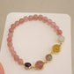 Natural garnet bracelet