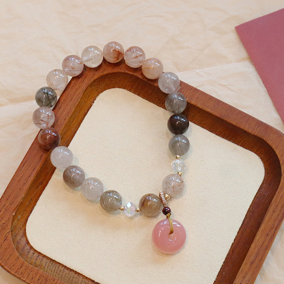 Natural crystal bracelet