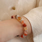 Natural red crystal bracelet