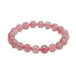 Natural strawberry crystal bracelet