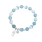 Natural aquamarine bracelet