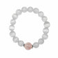 Natural pink crystal bracelet