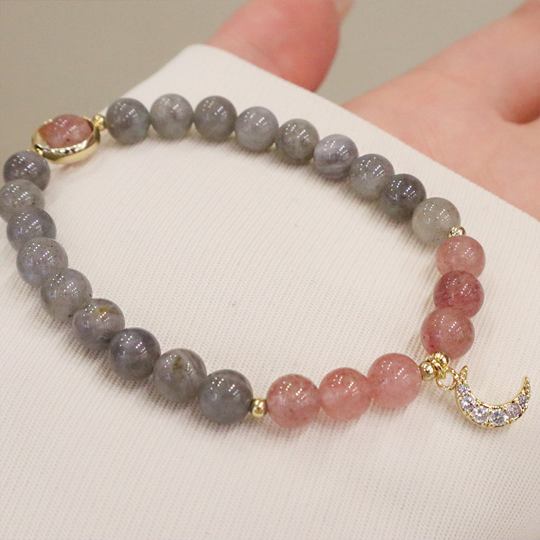 Natural Crystal Strawberry Crystal Bracelet