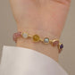 Natural garnet bracelet