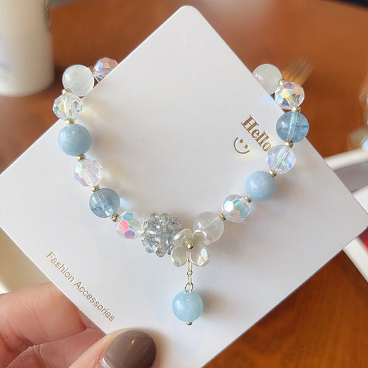 Crystal Fresh Flower Bracelet