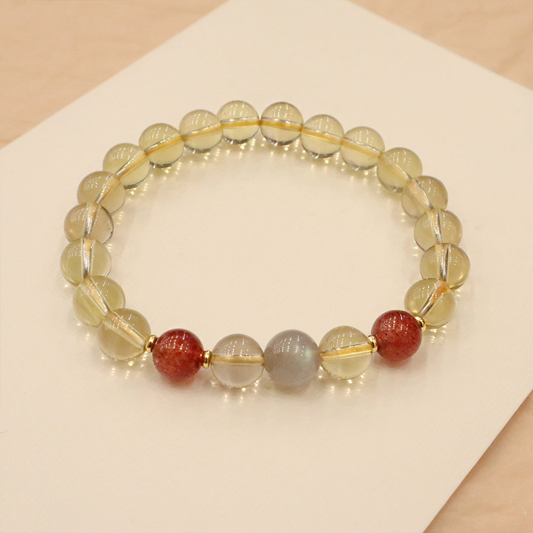 Natural crystal bracelet