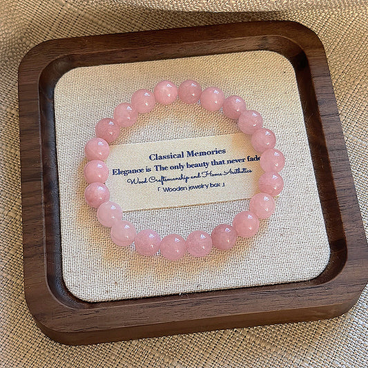Natural stone crystal bracelet-Kunzite