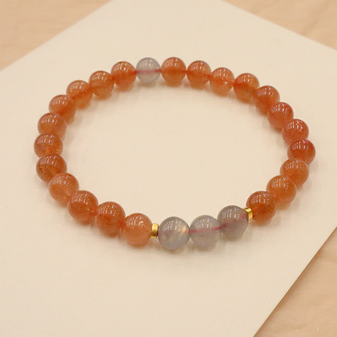 Natural crystal bracelet