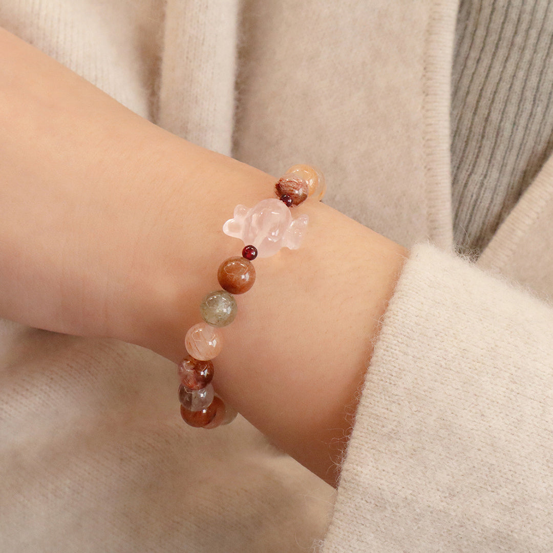 Natural crystal bracelet