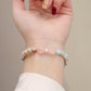 Natural strawberry crystal bracelet