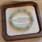 Natural stone crystal bracelet--Aquamarine