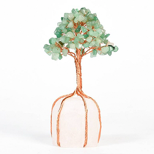 White crystal base crystal tree