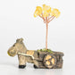 Little donkey cart crystal tree ornament