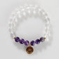 White Crystal Zodiac Bracelet