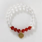 White Crystal Zodiac Bracelet