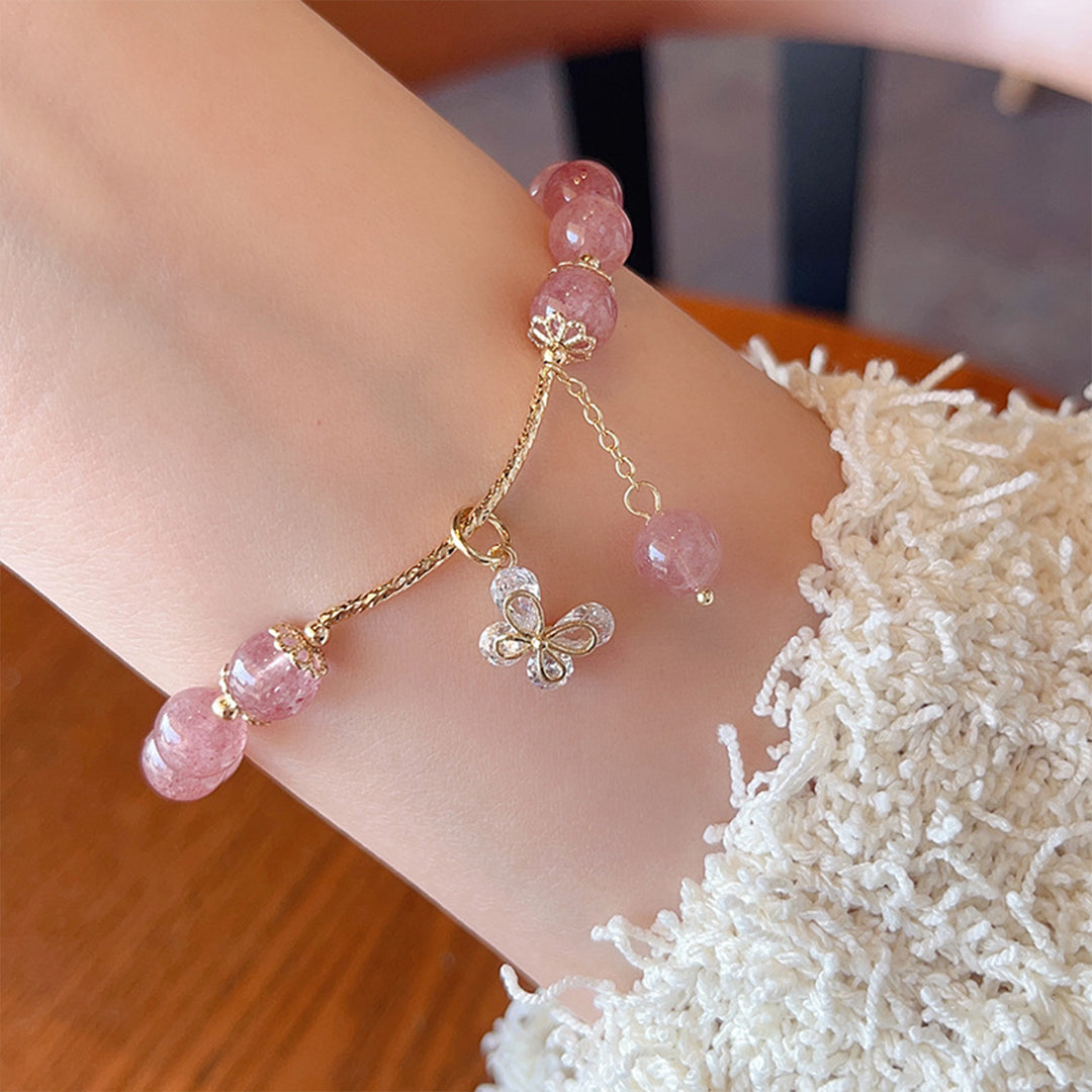 Strawberry Crystal Bracelet