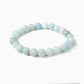 Aquamarine Gemstone Beaded Bracelet