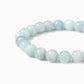 Aquamarine Gemstone Beaded Bracelet