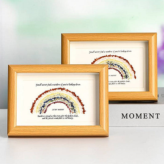 Rainbow Crystal Gravel Photo Frame
