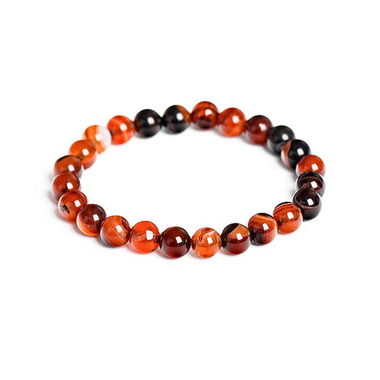Silk-Wound Agate Bracelet