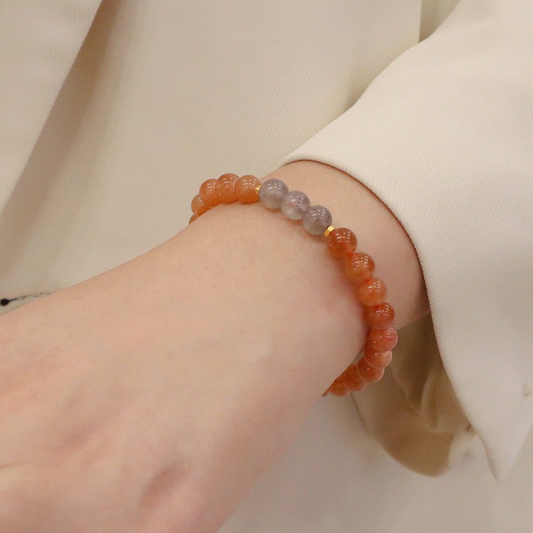 Natural crystal bracelet