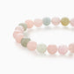 Morganite Gemstone Beaded Bracelet