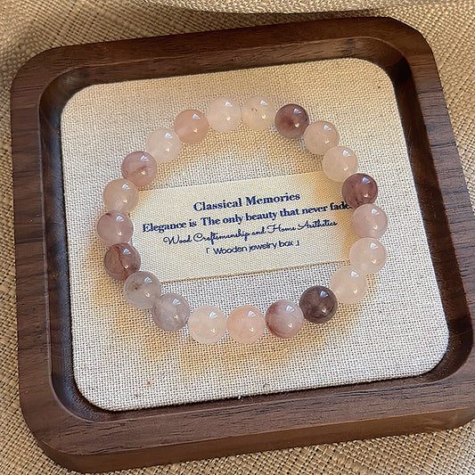 Natural stone crystal bracelet-She Taicui