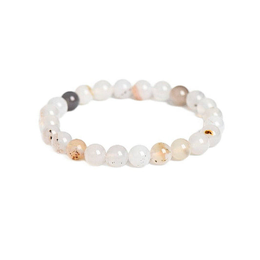 White Agate Bracelet