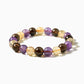 Citrine, Amethyst, and Smoky Quartz Energy Bracelet