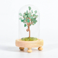 Peridot lawn crystal tree ornaments