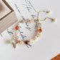 Strawberry Crystal Fishtail Bracelet