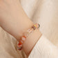 Natural red crystal bracelet