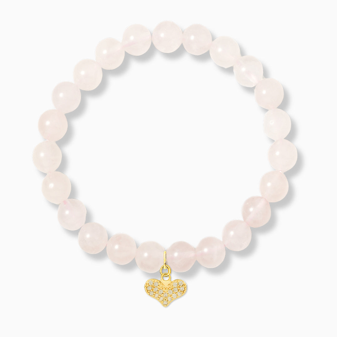 Madagascar Rose Quartz and Heart