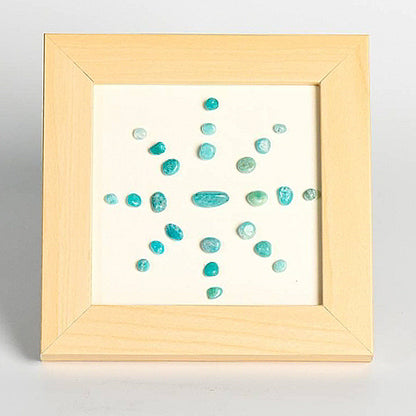 Sunflower Crystal Crushed Stone Decorates The Picture Frame