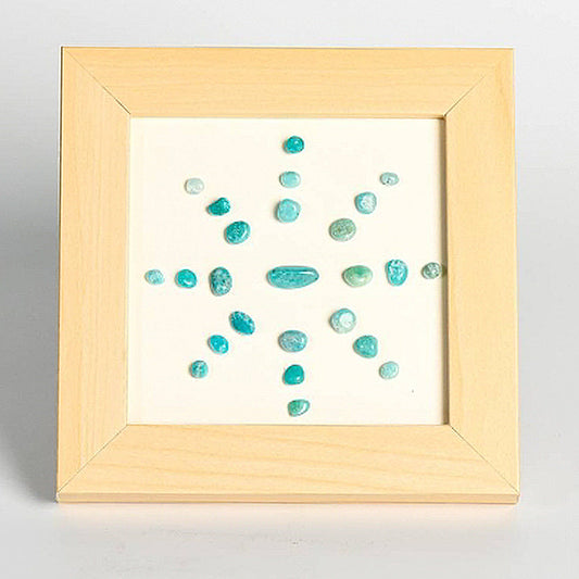 Sunflower Crystal Crushed Stone Decorates The Picture Frame