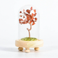 Peridot lawn crystal tree ornaments