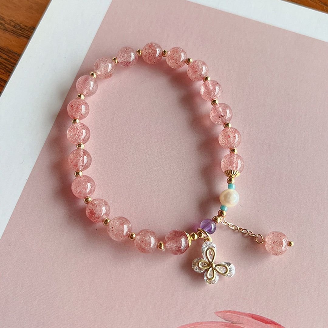 Strawberry Crystal Bracelet