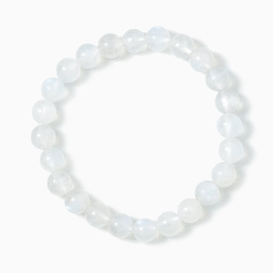 Moonstone Gemstone Beaded Bracelet