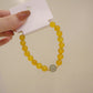 Natural agate bracelet