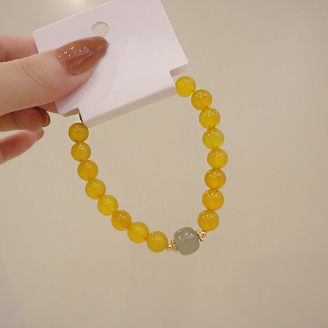 Natural agate bracelet