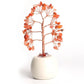 Jar-shaped crystal tree ornaments