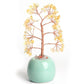 Jar-shaped crystal tree ornaments