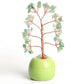 Jar-shaped crystal tree ornaments