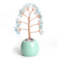 Jar-shaped crystal tree ornaments