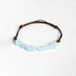 Crushed Stone Leather Rope Bracelet
