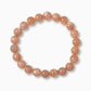 Sunstone Gemstone Beaded Bracelet
