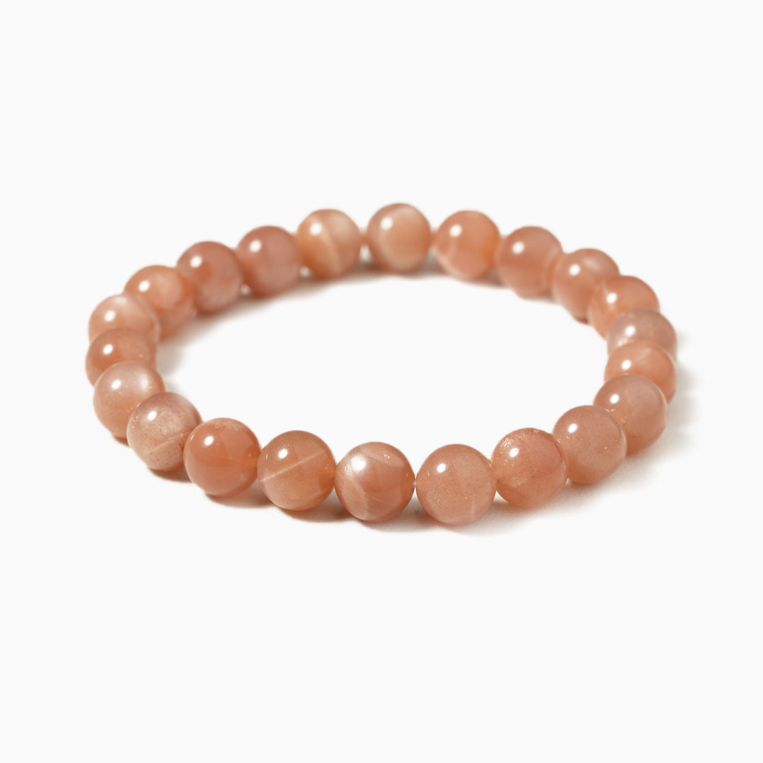 Sunstone Gemstone Beaded Bracelet
